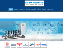 Tablet Screenshot of esskaypumps.com